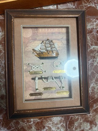 4 Cuadros Náuticos Barcos y Nudos