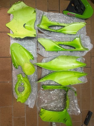 Plásticos Yamaha Jog RR Verdes