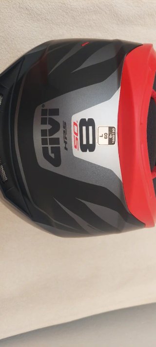 Casco Moto Givi Plata y Gris talla L