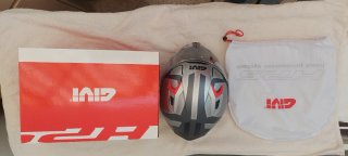 Casco Moto Givi Plata y Gris talla L