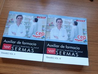Temario completo SERMAS oposición de Tec. Farmacia