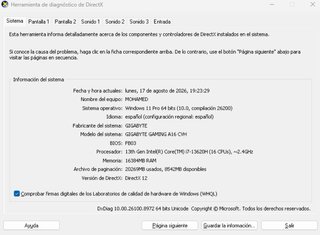 Portátil GIGABYTE Gaming A16 CVH RTX5060