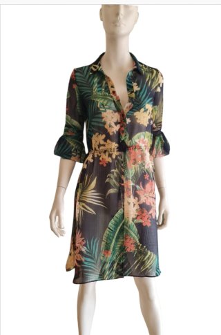 Kimono / Caftán largo Zara Collection XS / abierto