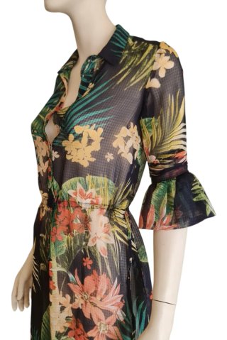 Kimono / Caftán largo Zara Collection XS / abierto