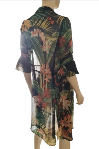 Kimono / Caftán largo Zara Collection XS / abierto