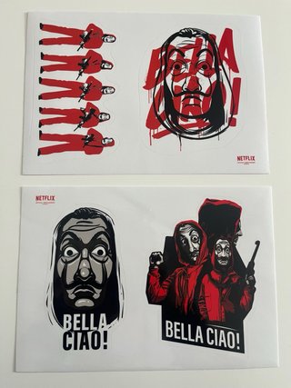 Pegatinas - La Casa de Papel