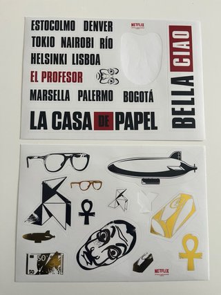 Pegatinas - La Casa de Papel