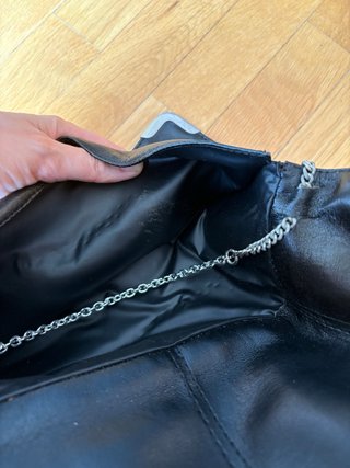 Bolso fiesta vintage años 70 negro