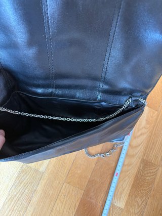 Bolso fiesta vintage años 70 negro