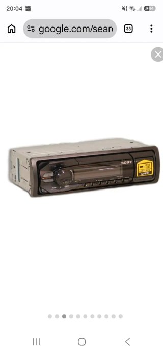 Caratula de Radio CD Sony DSX-A40UI con Mando