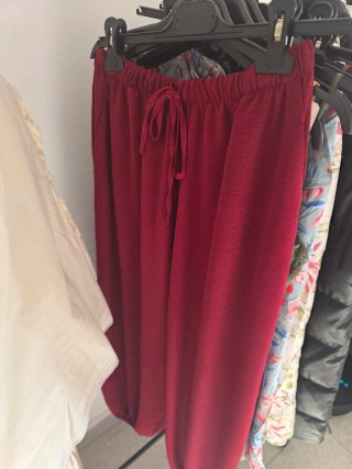 Pantalones rojos talla única