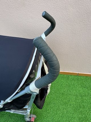 Silla de paseo Maclaren y plástico para lluvia
