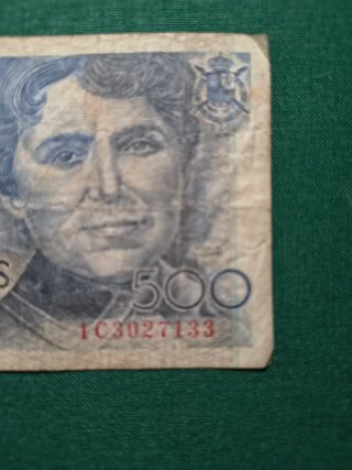 Billete 500 pesetas 1978 Rosalía de Castro