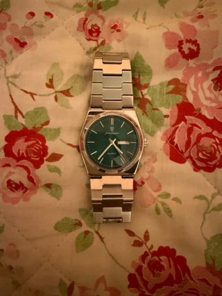 Reloj Poedagar Turquesa y Plateado