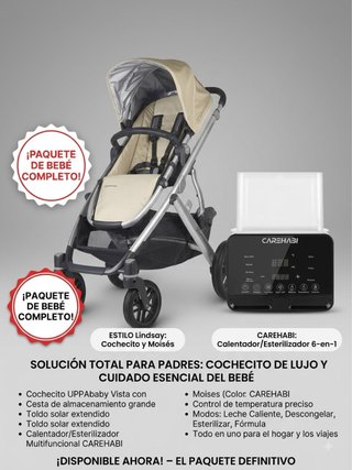 Cochecito UPPAbaby Vista y Calentador CAREHABI