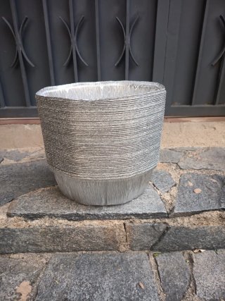 Envase aluminio desechable con tapa