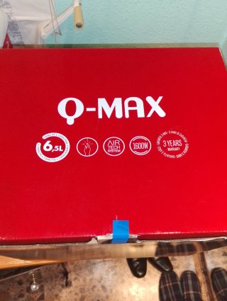 Freidora de aire Q-MAX 6.5L nueva