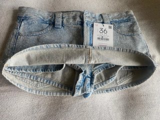 Falda vaquera Bershka STARS S/36