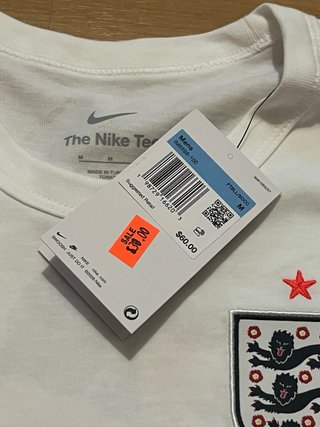 Camiseta Nike x Palace Inglaterra Blanca