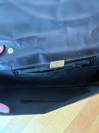 Bolso fiesta vintage negro años 70s