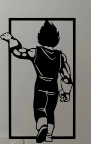 Cuadro Decorativo Son Goku y Vegea