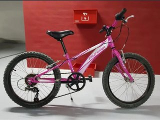 Bicicleta BH California 20 rosa 6 vel.