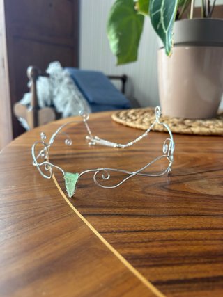 Conjunto Tiara y Collar Estilo Élfico