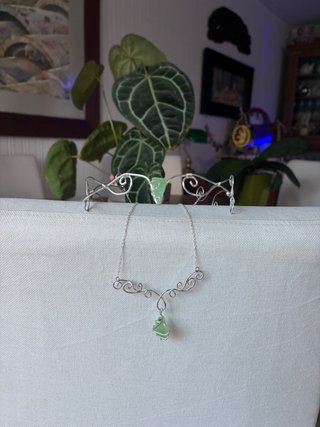 Conjunto Tiara y Collar Estilo Élfico