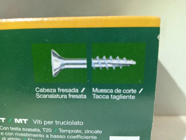 3 Cajas Tornillos Madera PARKSIDE