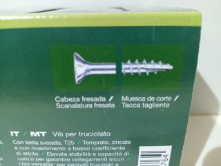 3 Cajas Tornillos Madera PARKSIDE