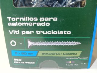3 Cajas Tornillos Madera PARKSIDE