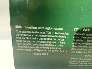 3 Cajas Tornillos Madera PARKSIDE