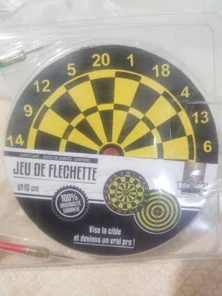Juego de dardos con diana Ø15 cm