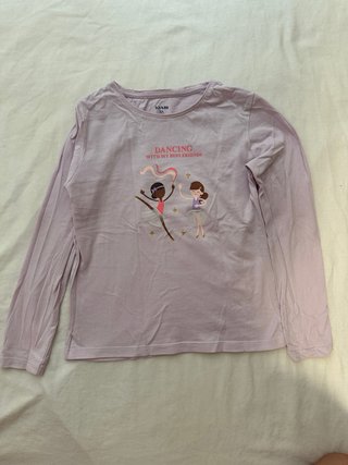 Lote 6 Camisetas Kiabi Niña, talla 8