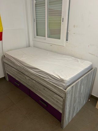 Cama nido con 2 cajones Incluye dos colchones