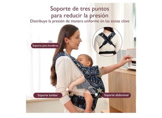 Mochila Portabebé Momcozy 3-24 Meses (3.5-20kg)