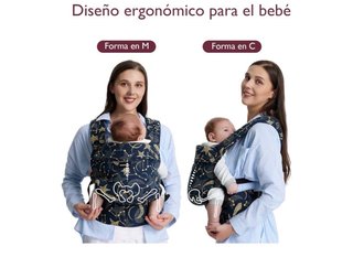 Mochila Portabebé Momcozy 3-24 Meses (3.5-20kg)