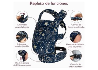 Mochila Portabebé Momcozy 3-24 Meses (3.5-20kg)