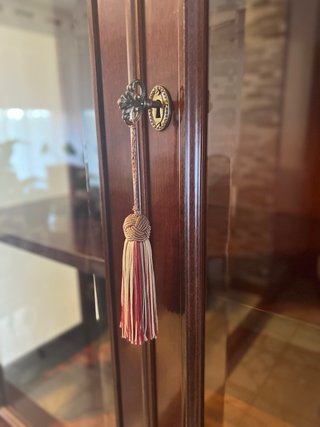 Vitrina Clásica Madera Estilo Inglés