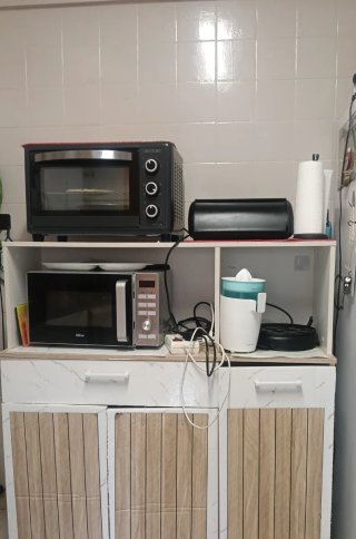 Mueble auxiliar cocina forrado