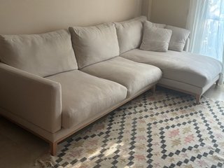 Sofá 5 plazas con chaiselongue,
