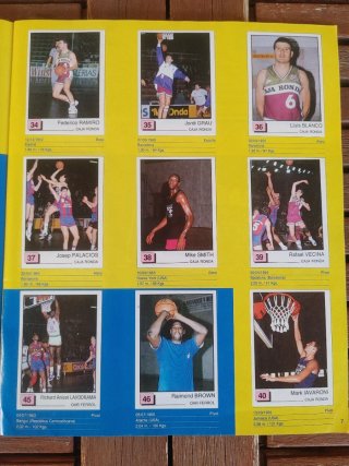 Album Panini Basket 91 Completo