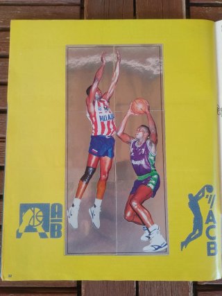Album Panini Basket 91 Completo
