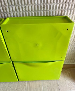 4 Zapateros Plástico Verde
