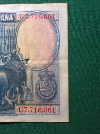 Billete 50 Pesetas 1928 Banco de España