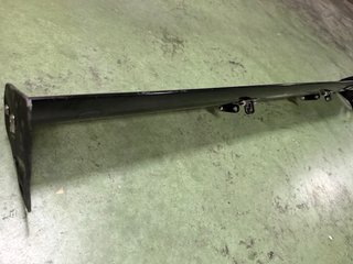 Alerón de aluminio negro universal con sus soporte