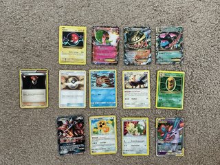 Cartas Pokémon: Voltorb, Gardevoir, Sceptile, Venu