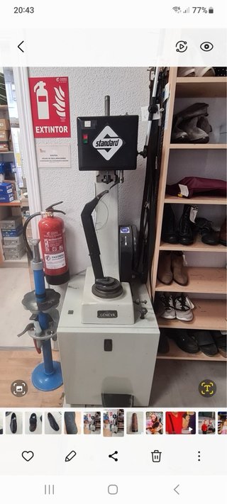 Maquinas reparación calzado