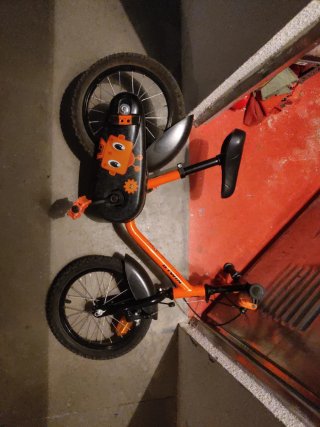 Bicicleta infantil Btwin naranja
