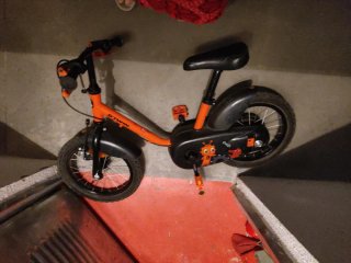 Bicicleta infantil Btwin naranja